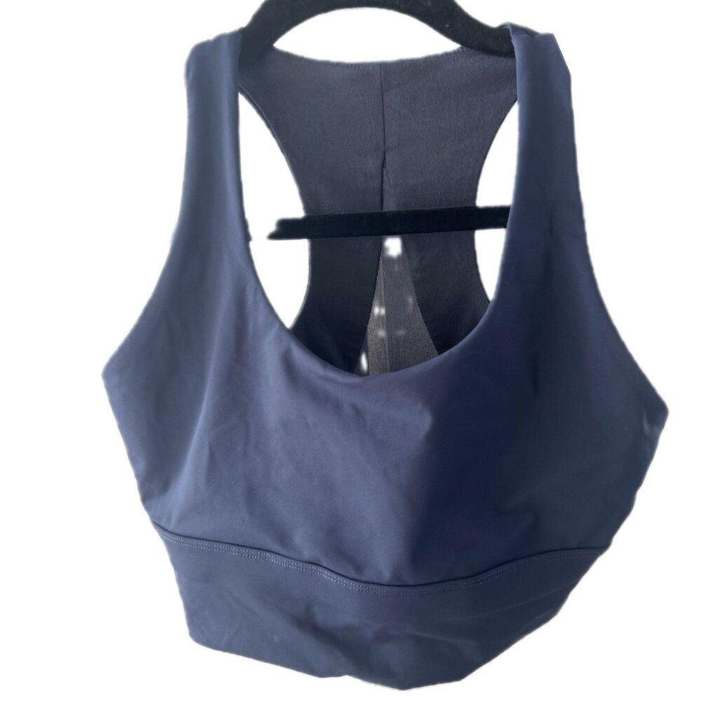 Unbranded Women's Athleisure Athletic Mesh Racerback Unpadded Sports Bra S